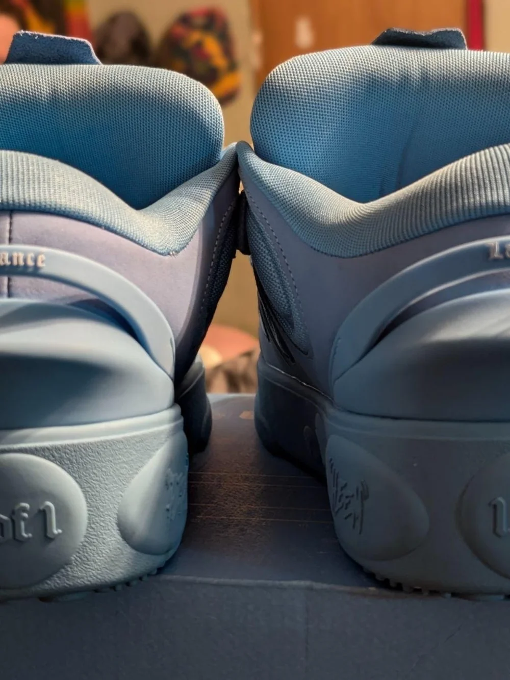 Puma LaFrance Low-Top Chunky Sneakers in Dusty Blue